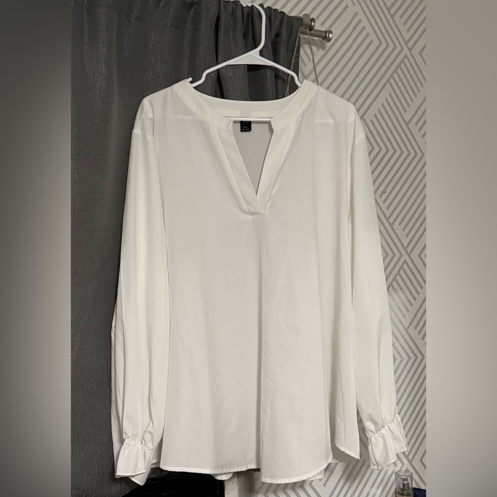 SHEIN Classic White Blouse